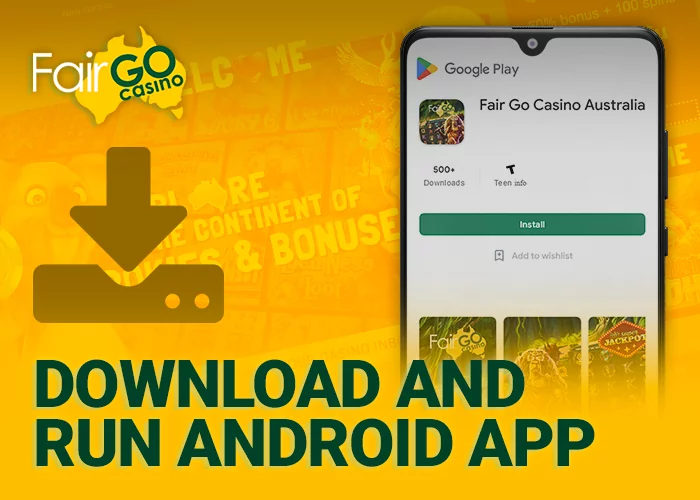 Downloading the Fair Go Casino mobile app - step-by-step instructions